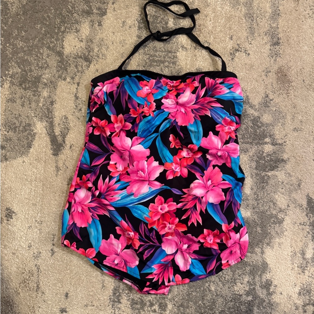 Women’s Catalina One Piece Swimsuit - Pink and Blue